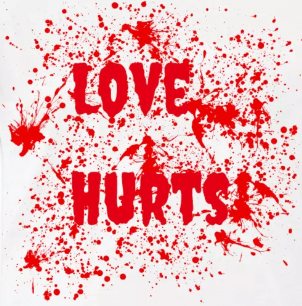 T-Shirt Love Hurts Liebeskummer
