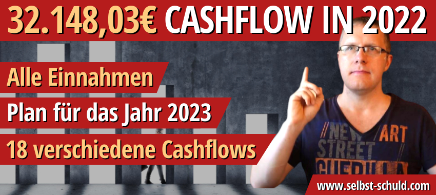 Read more about the article 32.148,03€ – 18 verschiedene Cashflows – alle Einnahmen 2022